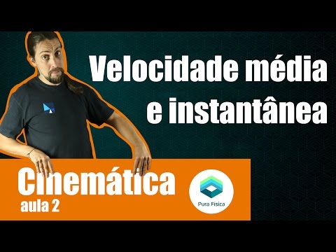 Física - Cinemática: Velocidade média e instantânea