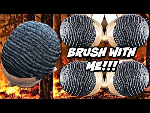 IM OFFICIALLY WOLFING! THE 360 WAVE SOFT BRUSH SESSION!! ALL WAVERS BRUSH WITH ME LETS GO!!! Video