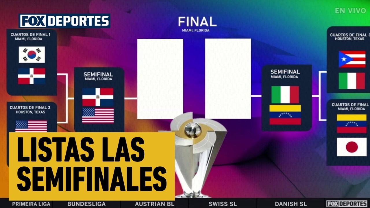 😁⚾ Listas las SEMIFINALES del WORLD BASEBALL CLASSIC | WBC 2026