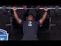 Saquon Barkley Bench Presses At The NFL Combine ᴴᴰ 29 Reps 3 01 18