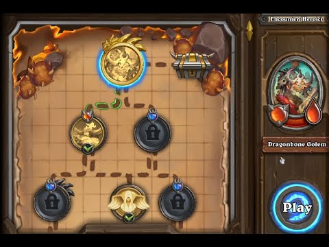 How to beat Heroic Dragonblood Golem - Free to play kill/guide - Hearthstone Mercenaries