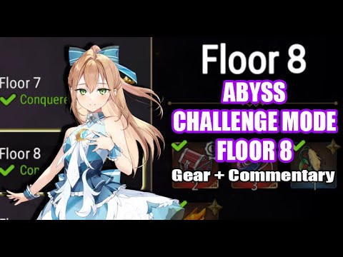 [Epic Seven] Abyss Challenge Mode - Floor 8 (Gear + Commentary)