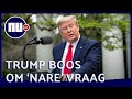 Trump verlaat persconferentie na 'nare' vraag van journalist | NU.nl