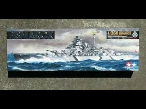 Tamiya 1:350 Bismarck #78013 Sprue Review