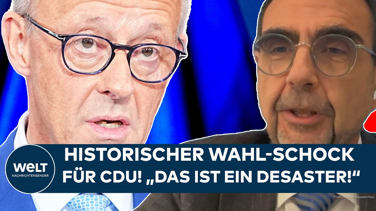 WAHL-KATASTROPHE: "Das ist ein Desaster!" Historische Doppel-Pleite für CDU! Kanzler-Krise eskaliert