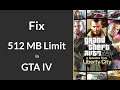 How To Fix 512 MB VRAM Limit In GTA IV Fix For GTA 4 Resource Usage Limit In Graphics Settings