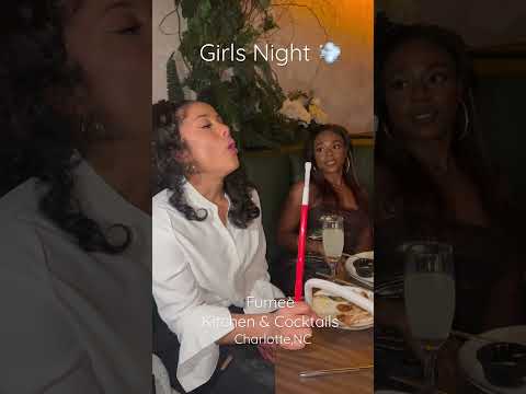Girls Night at Fumeè! Liv giving us Hookah Smoke Vibes💨 #hookah #girlsnight #charlottenc #fumée