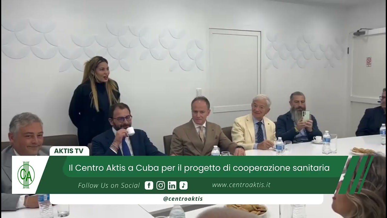 Asse Italia-Cuba, il Centro Aktis rinnova il progetto di cooperazione internazionale