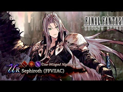WOTV FFBE Final Fantasy VII Advent Children Collab PULLS for Sephiroth! 👀