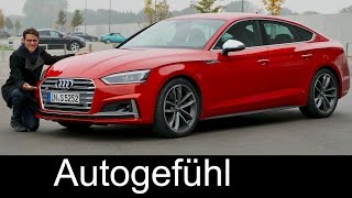 Audi A5 Sportback S-line vs S5 Sportback V6 FULL REVIEW test driven new neu 2017