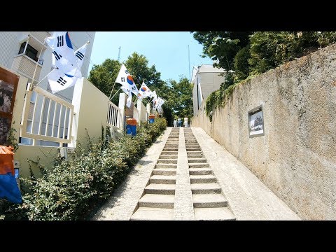 Caminhando por Daegu. Dongin-dong, Cheongna Hill / Long take. Coreia / 대구 중구 동인동, 청라언덕 산책(4k)