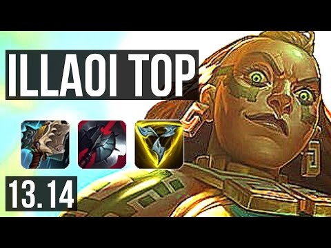 ILLAOI vs RAMMUS (TOP) | 6 solo kills, 300+ games | KR Master | 13.14