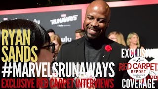 Ryan Sands interviewed at the Premiere of Marvel's Runaways streaming on Hulu #WeAskMore ‏ video