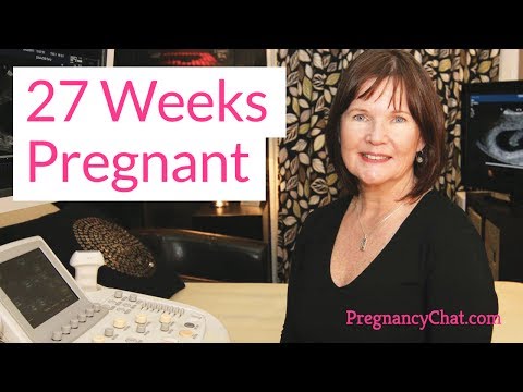 "27 Weeks Pregnant" by PregnancyChat.com @PregChat