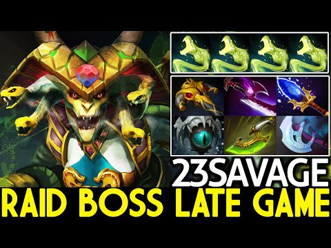 23SAVAGE [Medusa] Crazy Raid Boss Late Game with Scepter Dota 2