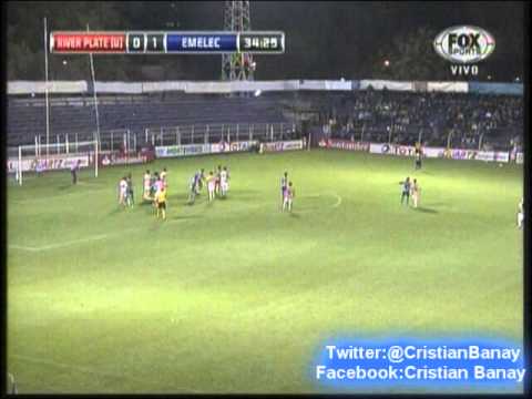 River Plate 1 Emelec 1 (Relato Julio Rios) Copa Sudamericana 2014