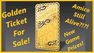 Another Not Intelllivsion Amico Email Update: Lower Prices! Golden Ticket For Sale!
