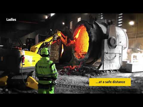 Brokk in metal processing