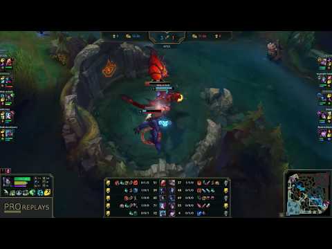 SKT T1 Faker (AKALI) vs LISSANDRA - 9/1/3 KDA MID GAMEPLAY - KR Ranked GRANDMASTER