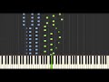 Yann Tiersen - Le Vieux en Veut Encore (Synthesia Tutorial)