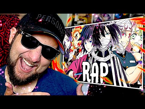 Did you know I VOICE in Demon Slayer?? | Kaggy Reacts to HASHIRA RAP CYPHER | RUSTAGE