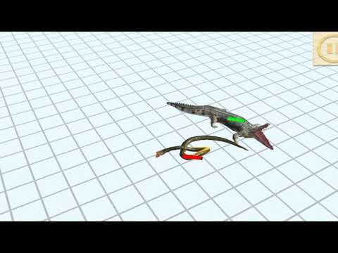 saltwater crocodile vs anaconda Part 1