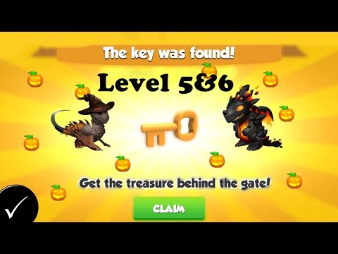 Chills and Thrills Halloween Event Level 5 & 6 GUIDE- HellHound Dragon Mania Legends HD ✔