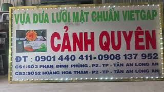 Thi công làm bảng hiệu quảng cáo đèn led tại long an