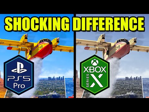 Microsoft Flight Simulator 2024 PS5 Pro vs Xbox Series X Comparison