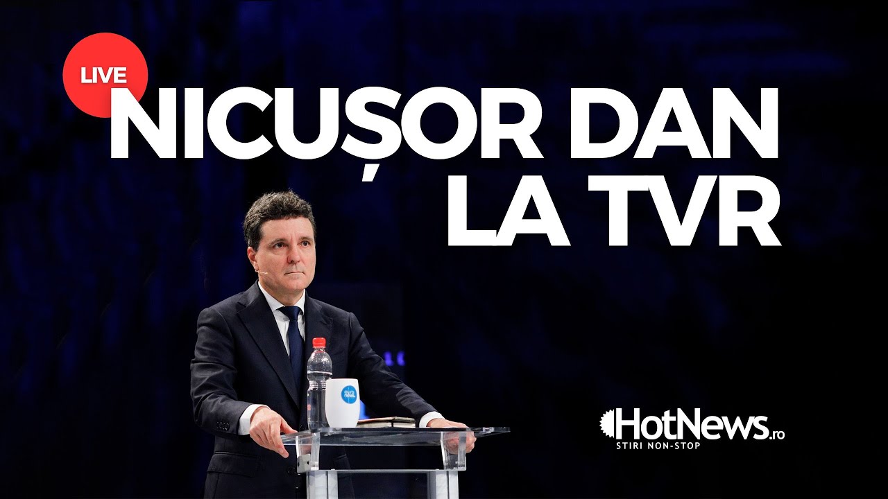 LIVE Nicușor Dan la TVR. Încă "o dezbatere" fără George Simion