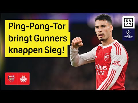 FC Arsenal - Olympiakos Piräus | UEFA Champions League | DAZN Highlights