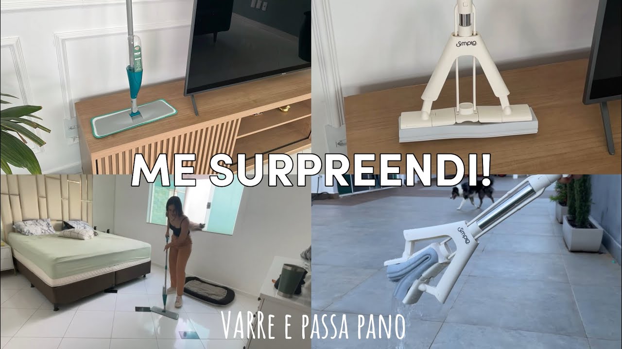 Qual é o melhor? Mop Spray Flash Limp x Mop esponja Simplo