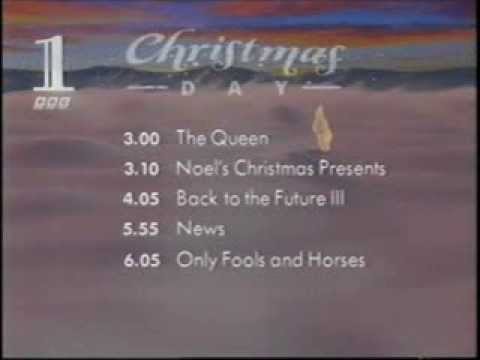 Christmas Day on BBC1 1993 late afternoon trailer