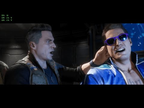 Johnny Cage teach his younger self a lesson | Mortal Kombat 11 Story