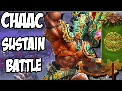 CHAAC TAKES NO PRISONERS! THE SUSTAIN BATTLE! - GrandMasters Ranked Duel - SMITE