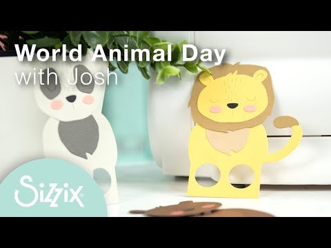 Sizzix: Animal Finger Puppets with Designer Josh (National Animal Day)