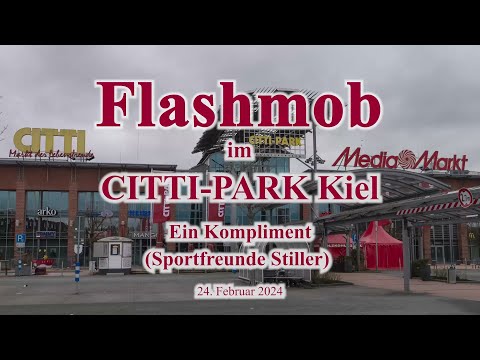 Flashmob im Citti-Park Kiel - Ein Kompliment (Sportfreunde Stiller)