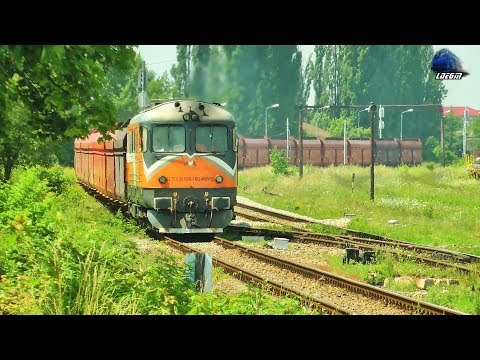 LDE2100 60-1656-7 & Marfar Încărcat MMV Heavy Freight Train in Oradea Est Triaj - 20 June 2019