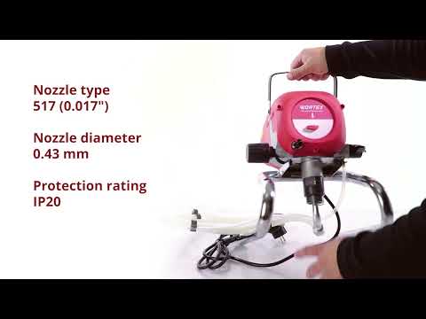 фото безвоздушный окрасочный аппарат wortex 2215 краскопульт вортекс покрасочный для покраски распыления 0