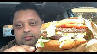 Download lagu Eating Burger King’s Triple Whopper with Cheese | Mukbang mp3