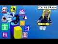 I Trolled TOXIC KID With EVERY ABILITY In Roblox Blade Ball