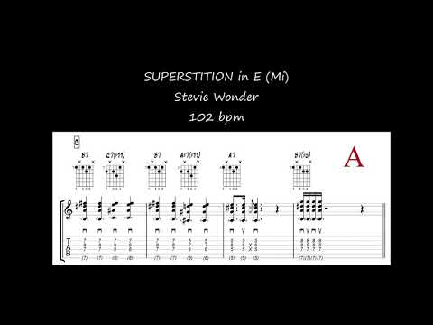 Stevie Wonder - Superstition Backing Track