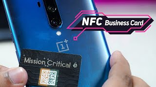 how to make PCB visiting card with NFC support