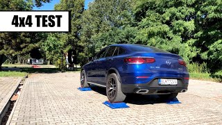 Mercedes Benz GLC Coupe 300 4matic 4x4 Test on Rollers- CarCaine