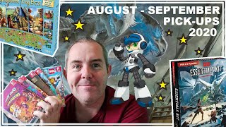 AUG - SEP 2020 - PICK UPS video (Nintendo Switch, Wii U, Board Games & Books)