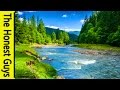 9 HOURS NATURE SOUNDS RIVER IN THE SHIRE Relaxation NO MUSIC Sleep Study Meditation