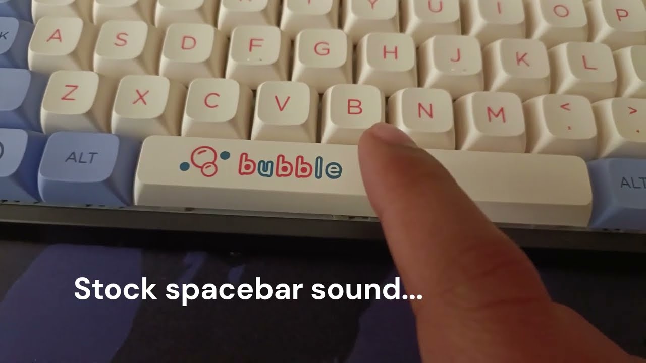 Simplest Hollow Spacebar Mod | How to make it THOCK in Budget