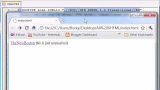 XHTML and CSS Tutorial - 25 - Styling Links