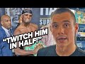 TIM TSYZU ISSUES BONE BREAKING WARNING TO TONY HARRISON! LOOKS TO TWITCH HIM IN HALF!