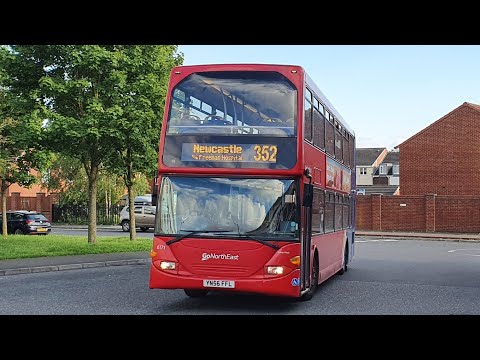 THRASH: Route X1 | YN56FFL/6171 - Go North East: Scania N94UD/East Lancs OmniDekka